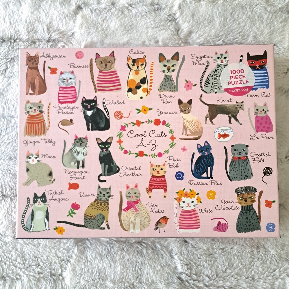New Mudpuppy all cat 1,000 piece puzzle.